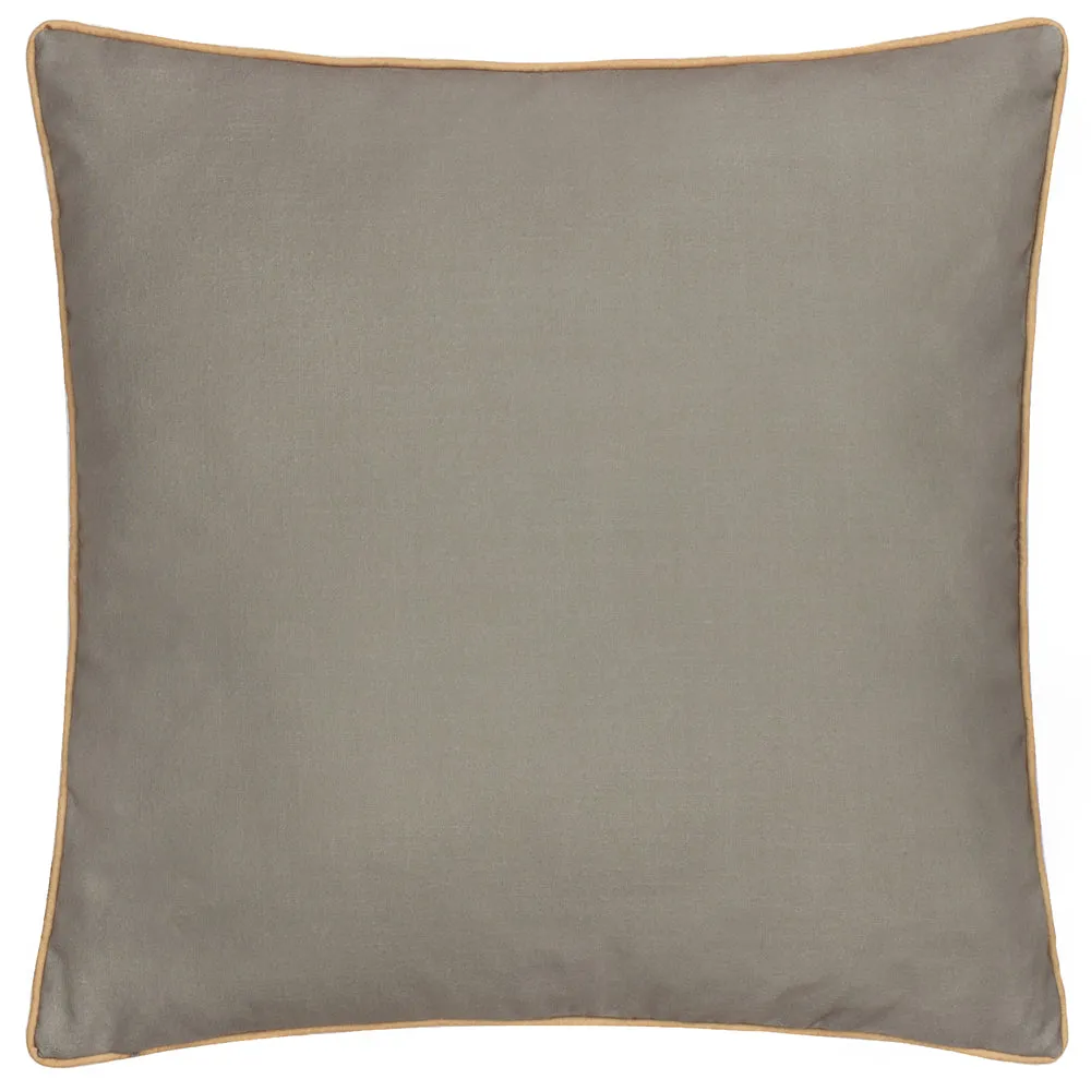 Strawberry Thief Piped Outdoor Cushion Biscuit