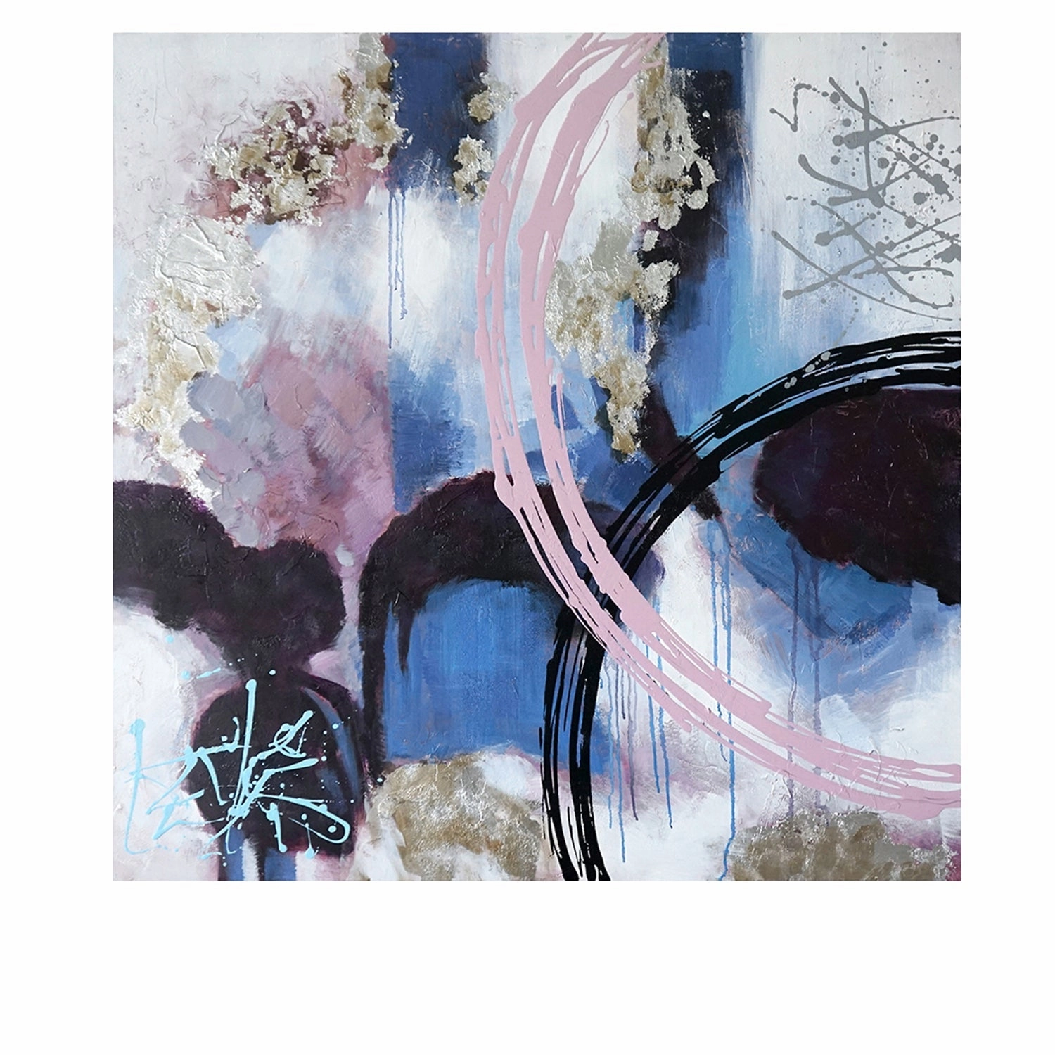 Street Abstract Handmade Wall Painting Canvas artistic wall mural