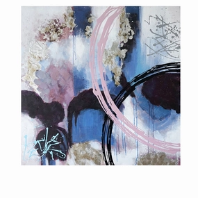 Street Abstract Handmade Wall Painting Canvas artistic wall mural
