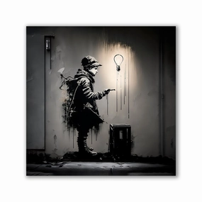 Street Art Evolution framed mural artwork