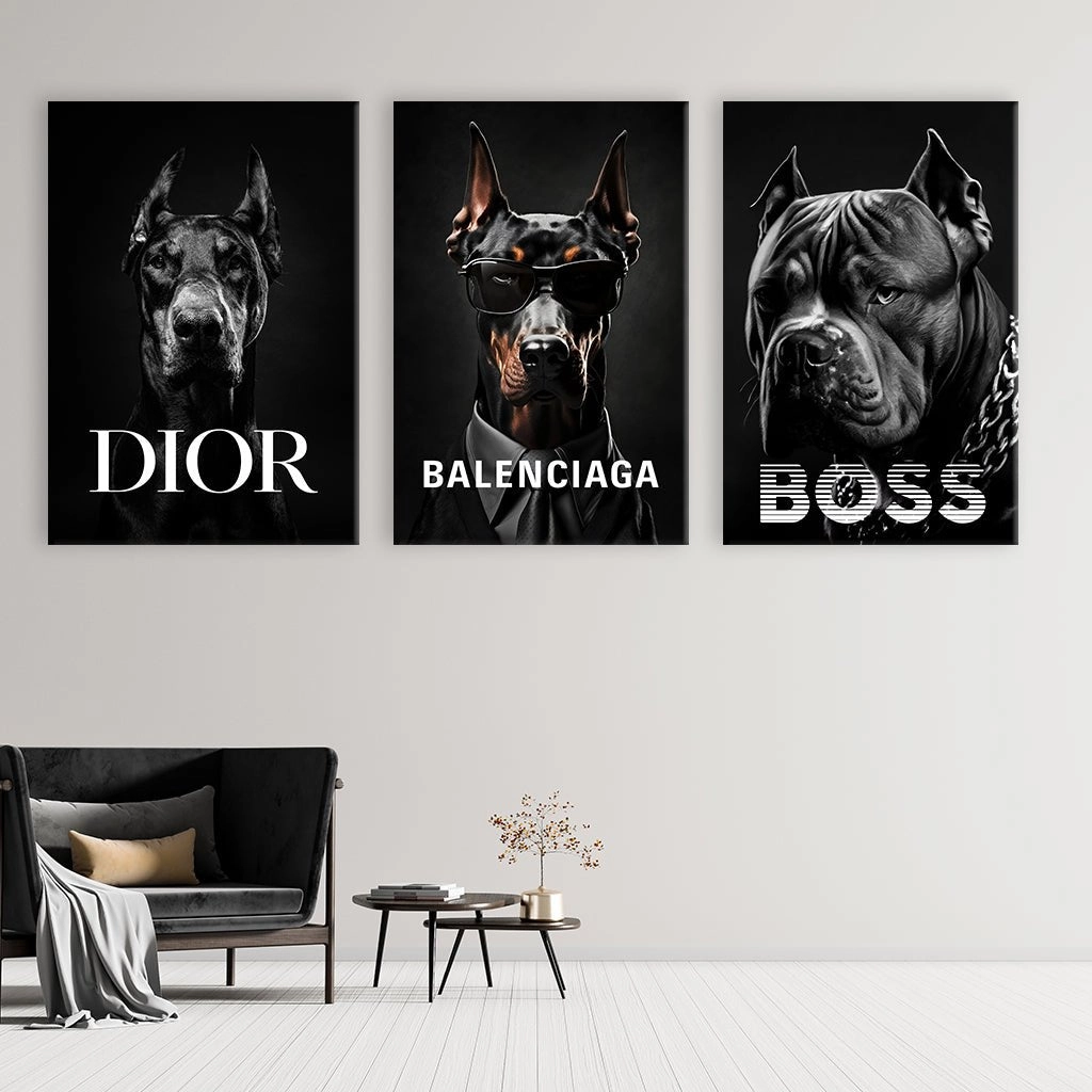 Strong Brand - Triptych by Adrian Vieriu 