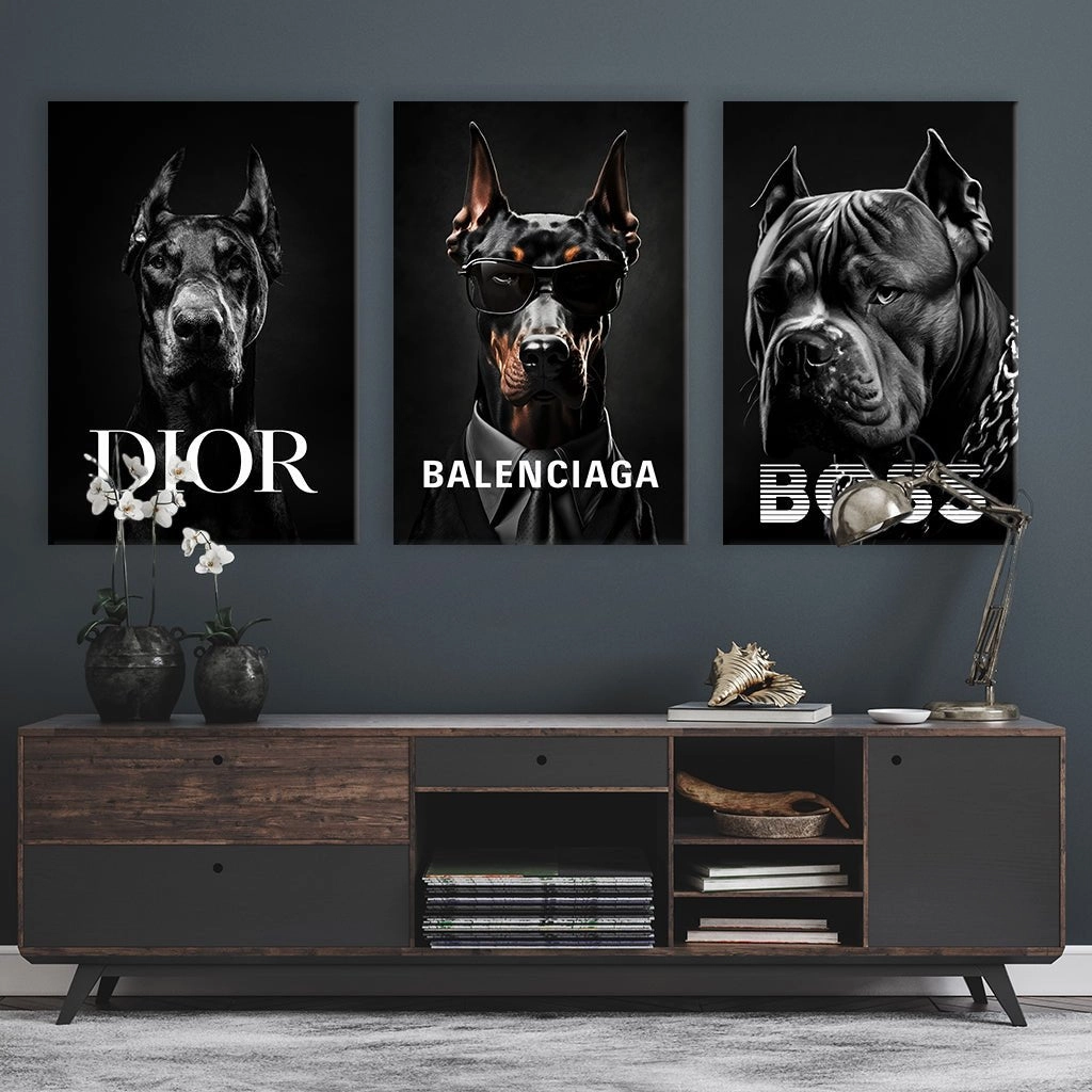 Strong Brand - Triptych by Adrian Vieriu 