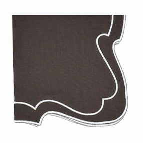 Studio Collection Belle Napkin in Cocoa, Set of 4 mini desktop sculpture