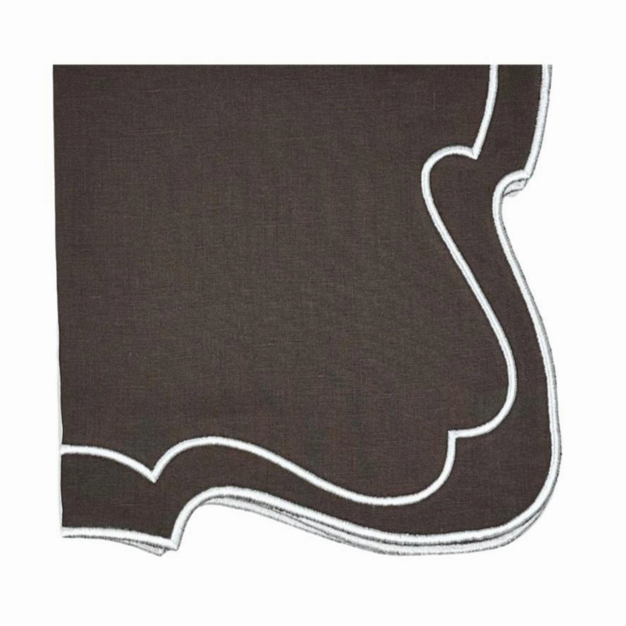 Studio Collection Belle Napkin in Cocoa, Set of 4 cute desktop display
