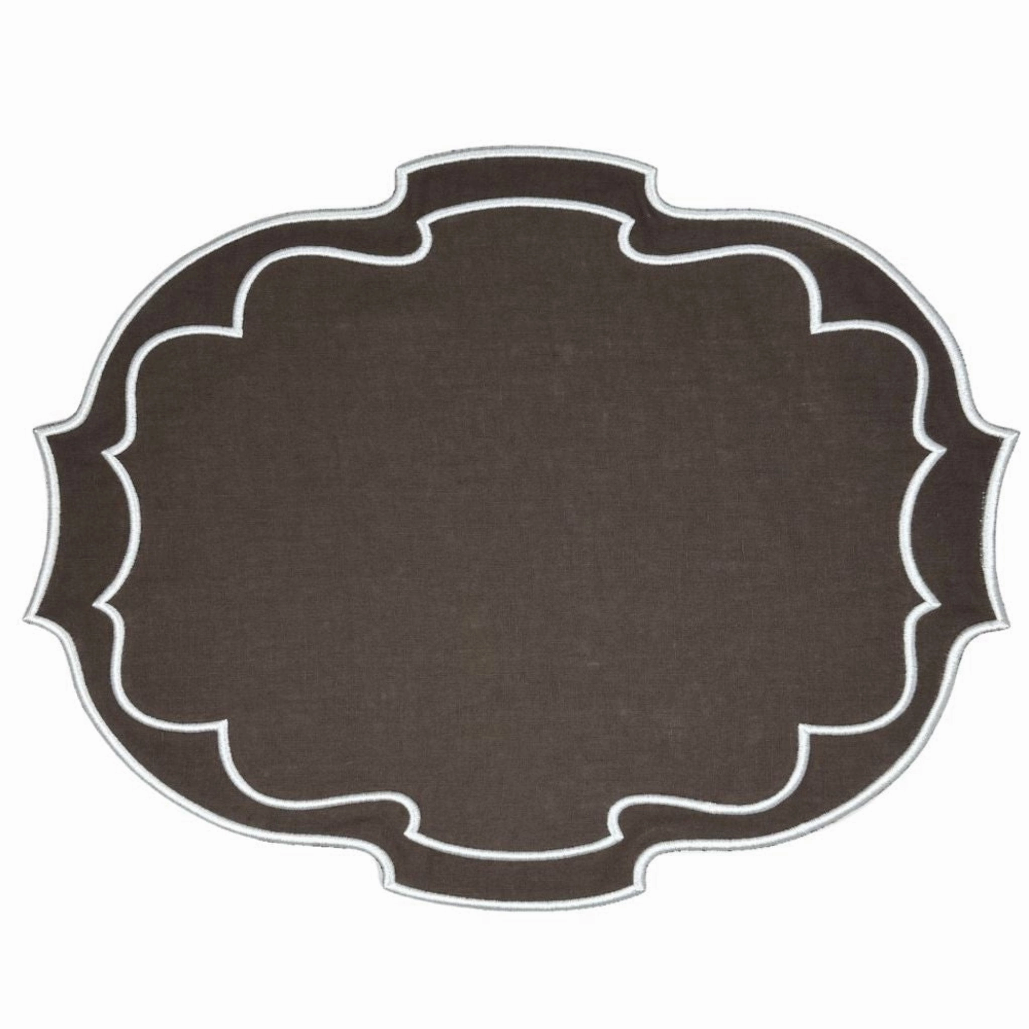 Studio Collection Belle Placemat in Cocoa, Set of 4 cute desktop display