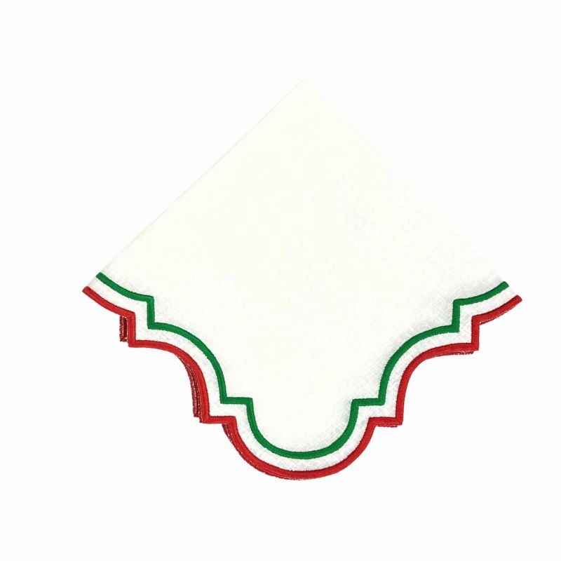 Studio Collection: Parker Napkins in Linen Christmas, Set of 4 mini desktop sculpture