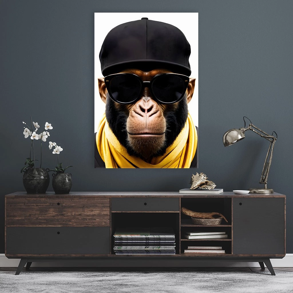 Stylish Monkey - Sunglasses by Adrian Vieriu 