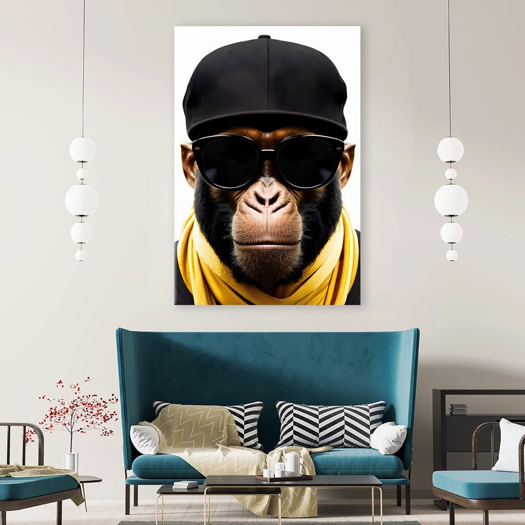 Stylish Monkey - Sunglasses by Adrian Vieriu 