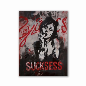 Sucksess by Daniel Decker framed mural artwork
