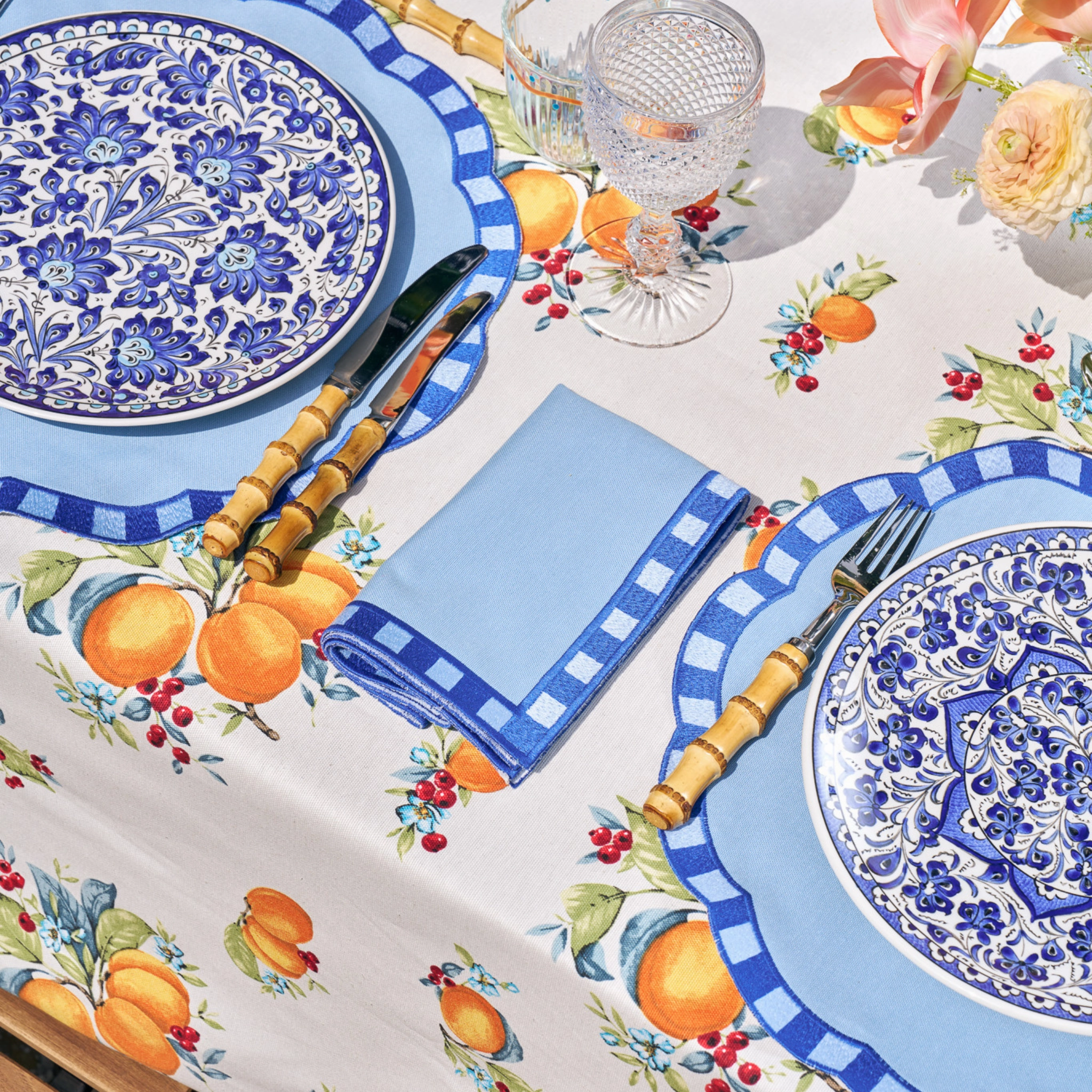 Summer Basket Tablecloth