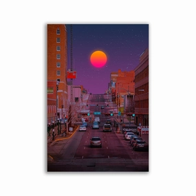 Sundown by Yagedan framed mural artwork