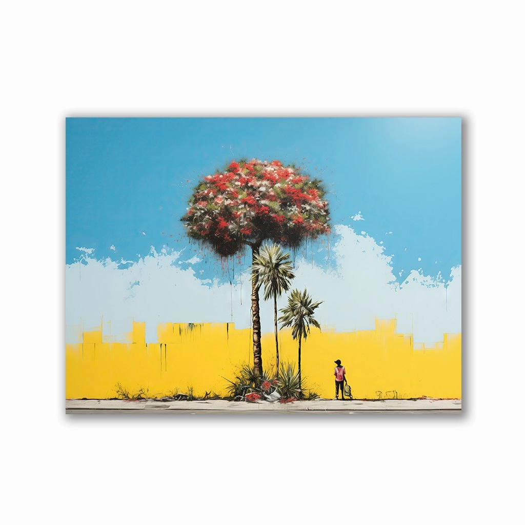 Sunny Day No.2 by Daniel Decker framed mural artwork