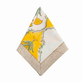 Sunny Days Cabana Floral Printed Cotton Napkins mini desktop sculpture