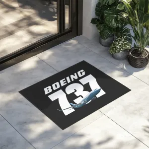 Super Boeing 737 Text Designed Door Mats door entrance rug