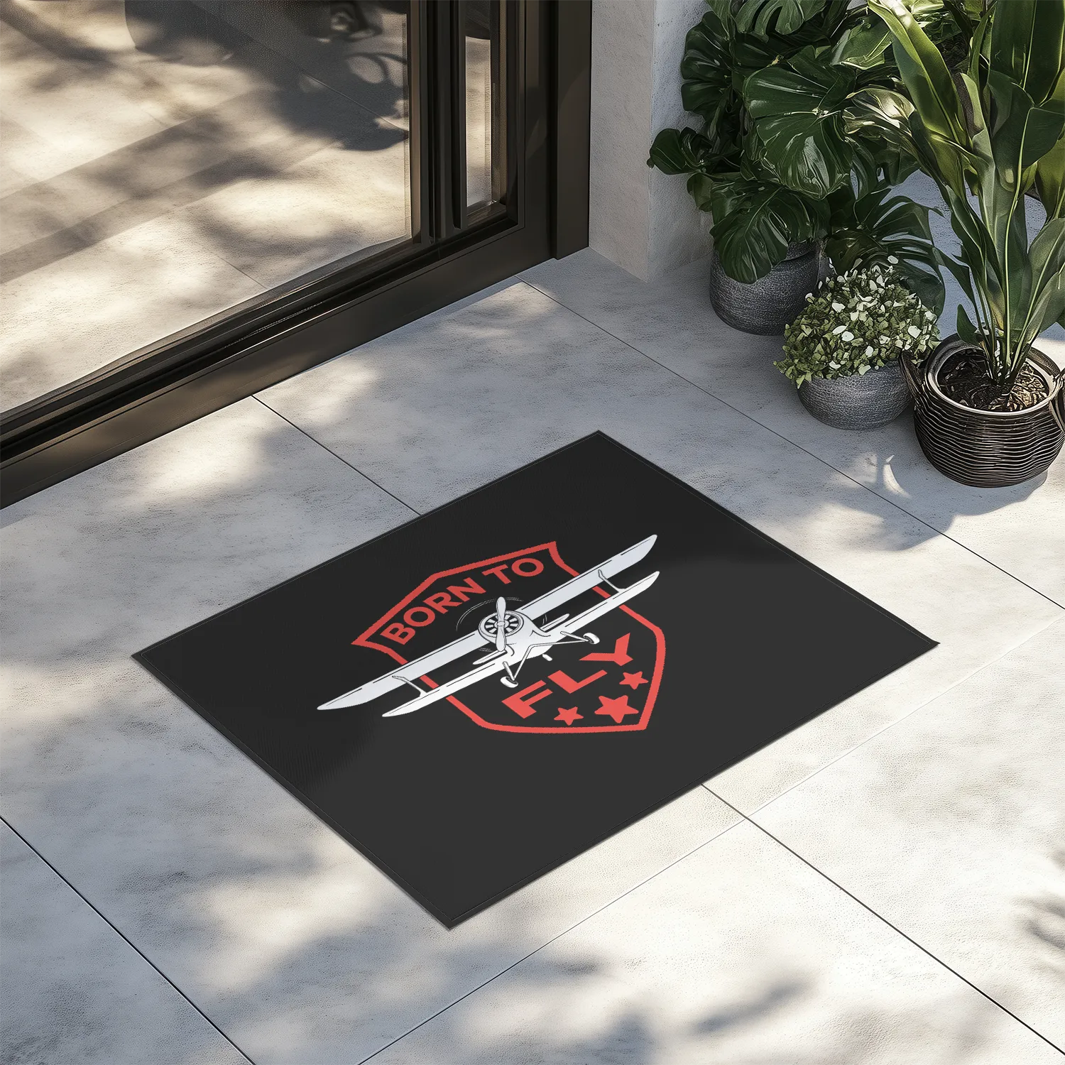 Super Born To Fly Designed Door Mats door entrance rug