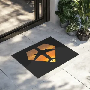 Supermen of The Skies (Sunset) Designed Door Mats door entrance rug