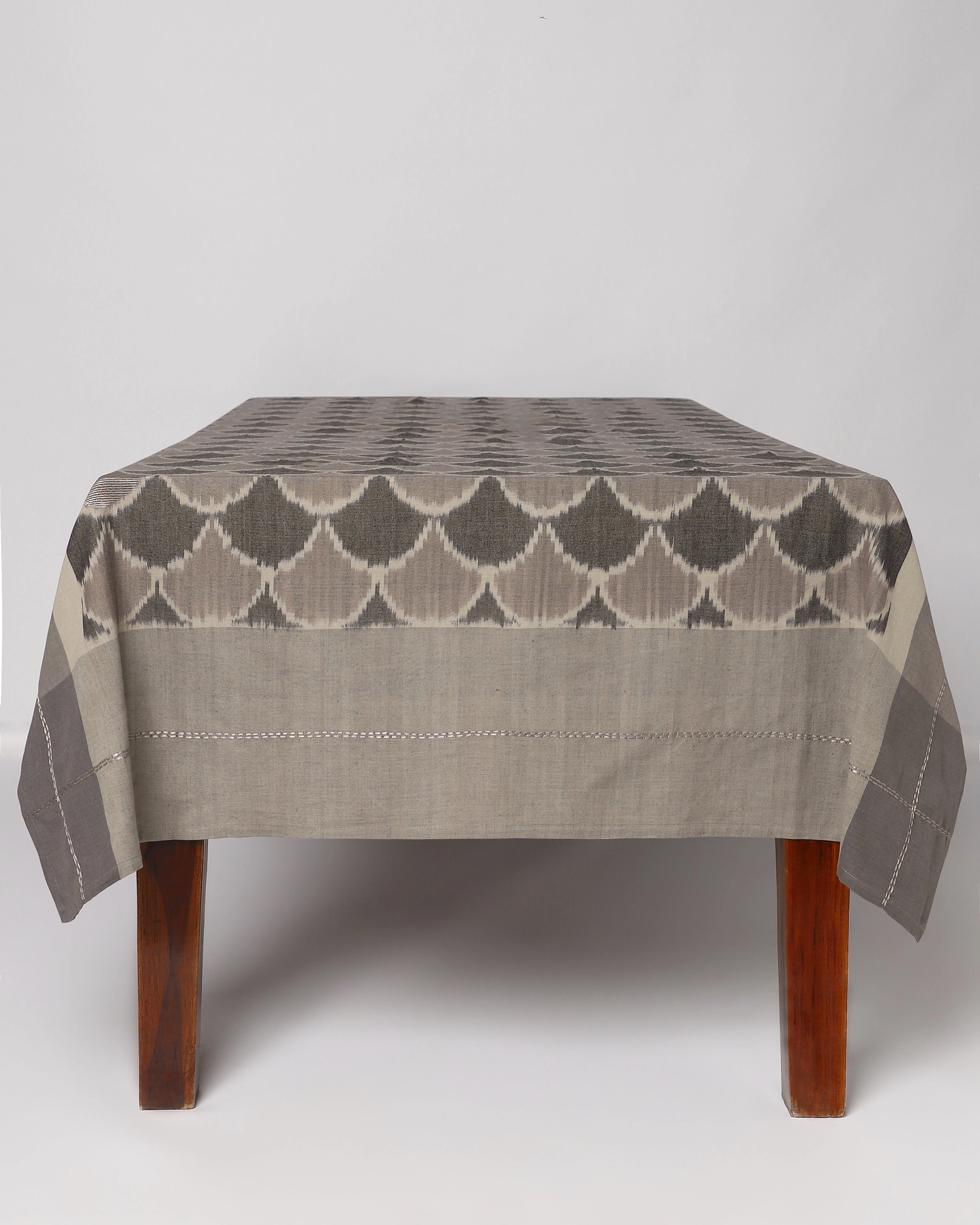 Surf Warp Ikat Cotton Table Cover ceramic table ornament