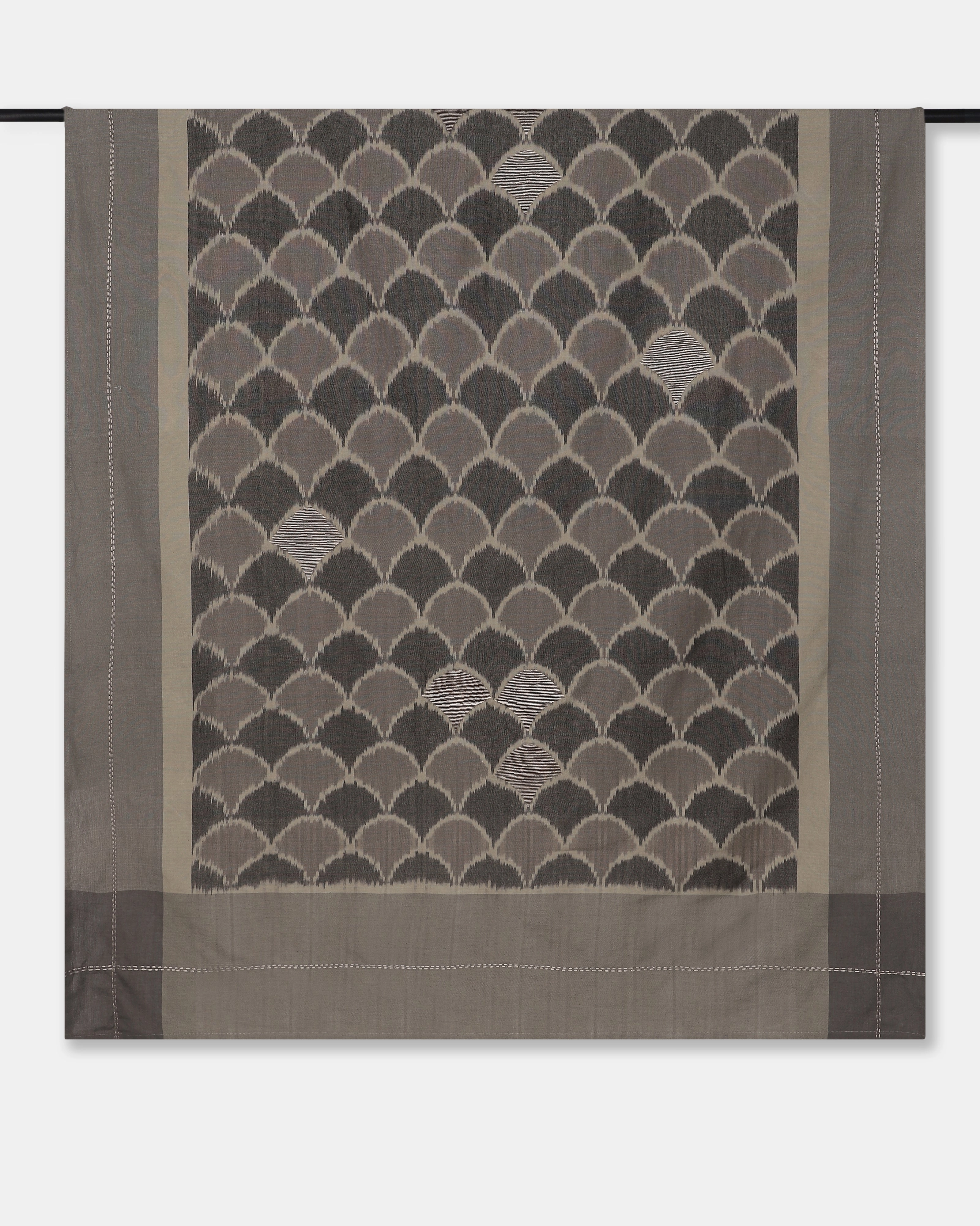 Surf Warp Ikat Cotton Table Cover