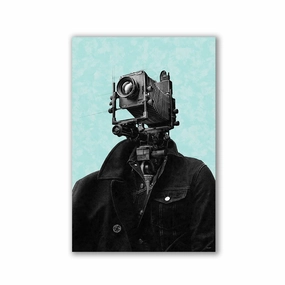 Surreal scenarios by Mr. Underdott framed mural artwork