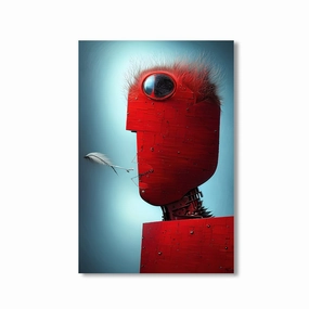 Surreal Sculpture by Artwerx framed mural artwork