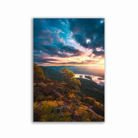 Surrounded By Light by Calibreus framed mural artwork