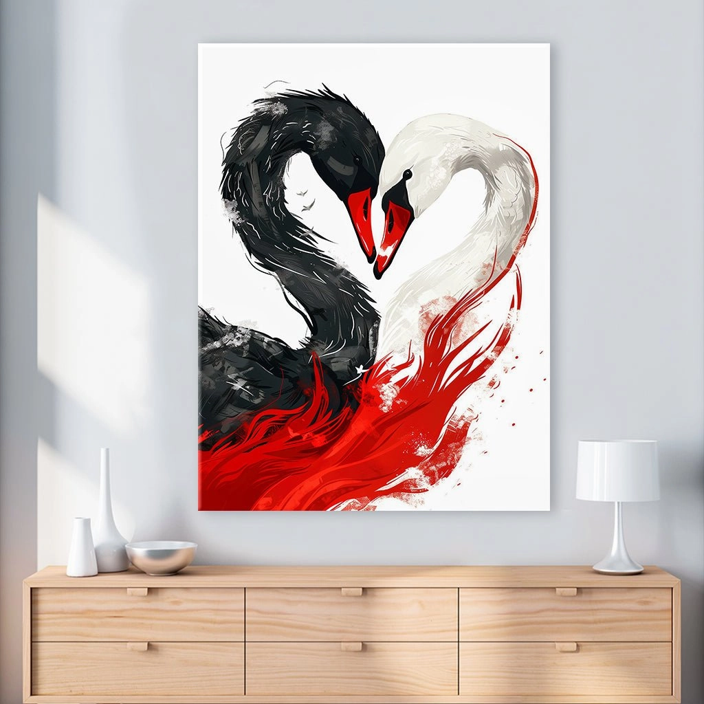 Swan Love by Frank Daske