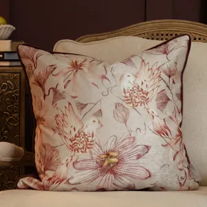 Sybil Printed Piped Cushion Primrose chic floor carpet  