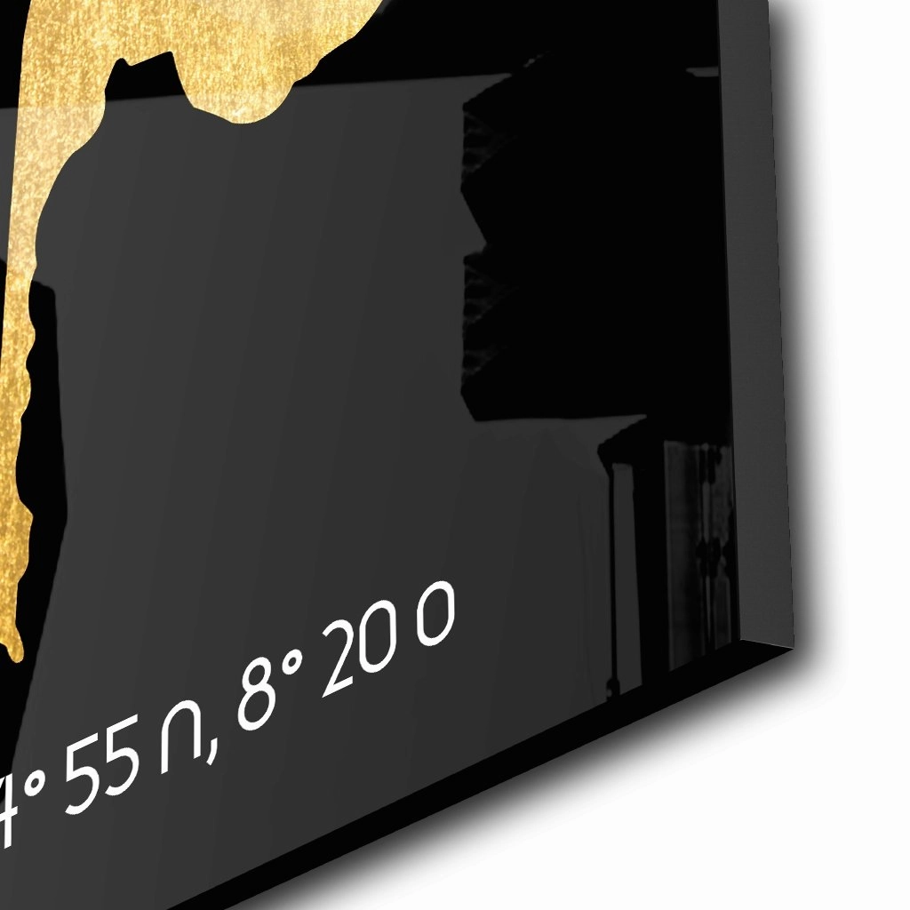 Sylt Coords Gold on Acrylic