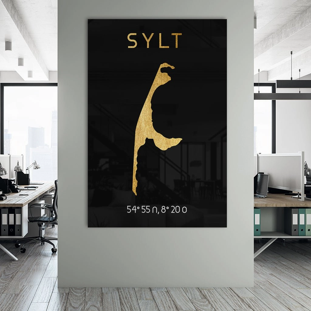 Sylt Coords Gold on Acrylic