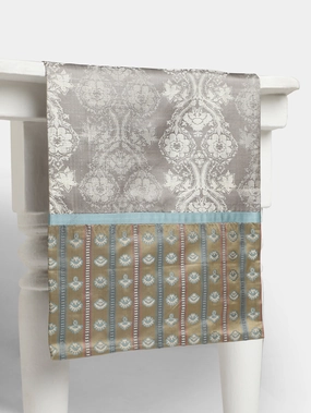 Syracuse Tanchoi Silk Table Runner ceramic table ornament
