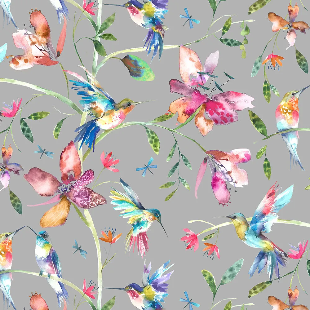 Tafuna Printed Cotton Made to Measure Roman Blinds Robins Egg