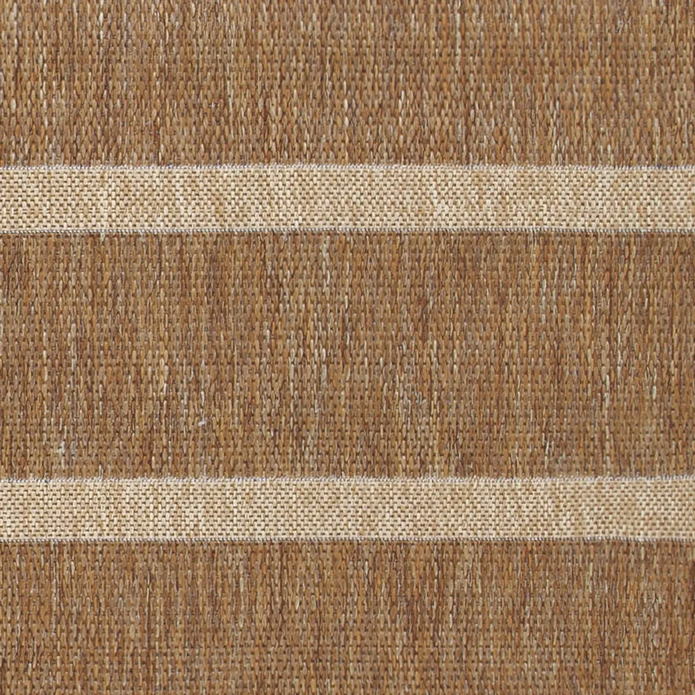 Tala Stripe Jute Effect Indoor/Outdoor Rug Natural