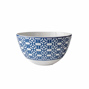 Tall Blue Newport Garden Gate Cereal Bowl mini desktop sculpture