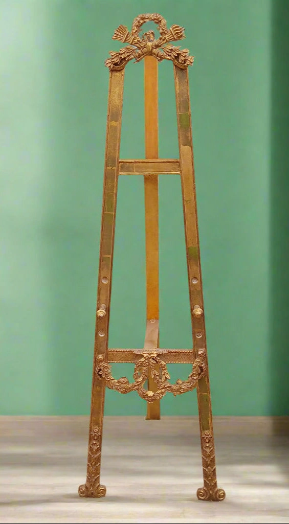 TALL GILT EASEL artistic wall mural