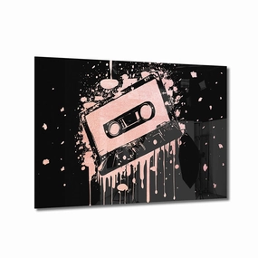 Tape Ros on Acrylic framed mural artwork
