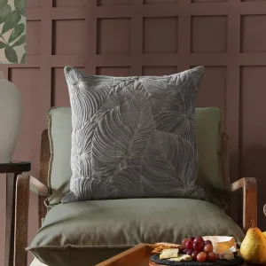 Taro Embroidered Feather Cushion Steel modern fashion rug  