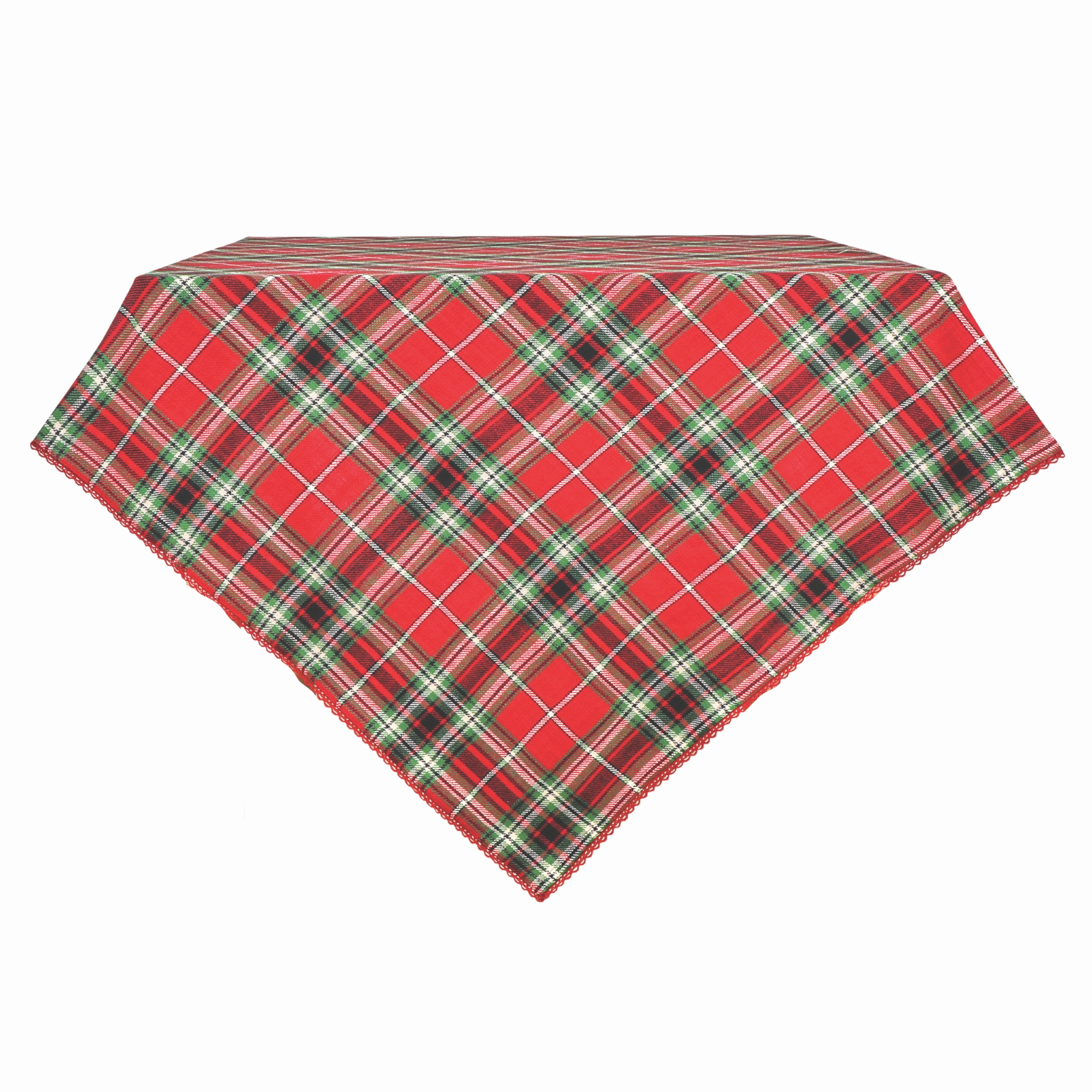 Tartan Plaid Tablecloth mini desktop sculpture