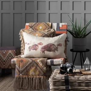 Tatanka Printed Cushion Sand modern fashion rug  