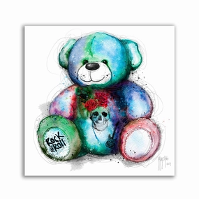 Teddy skirt framed mural artwork