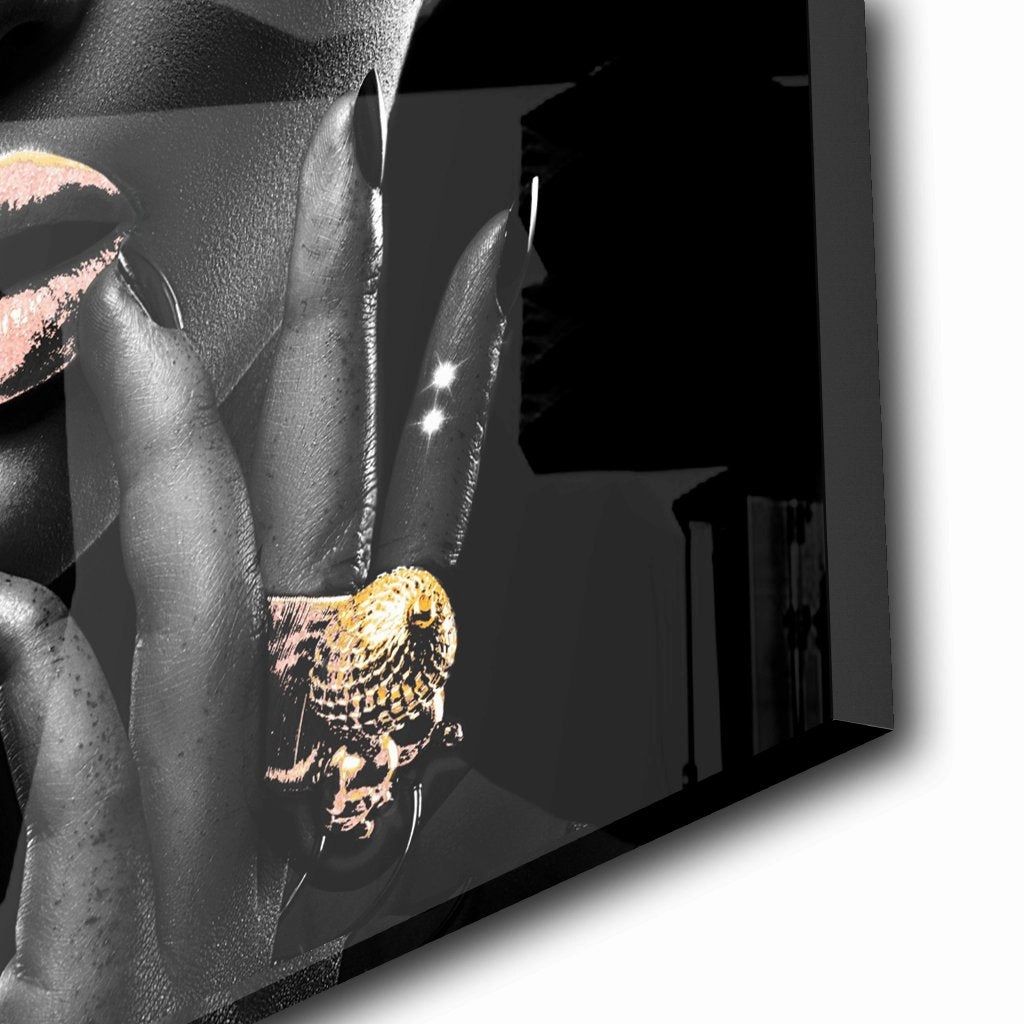 Tempting Lips Ros on Acrylic