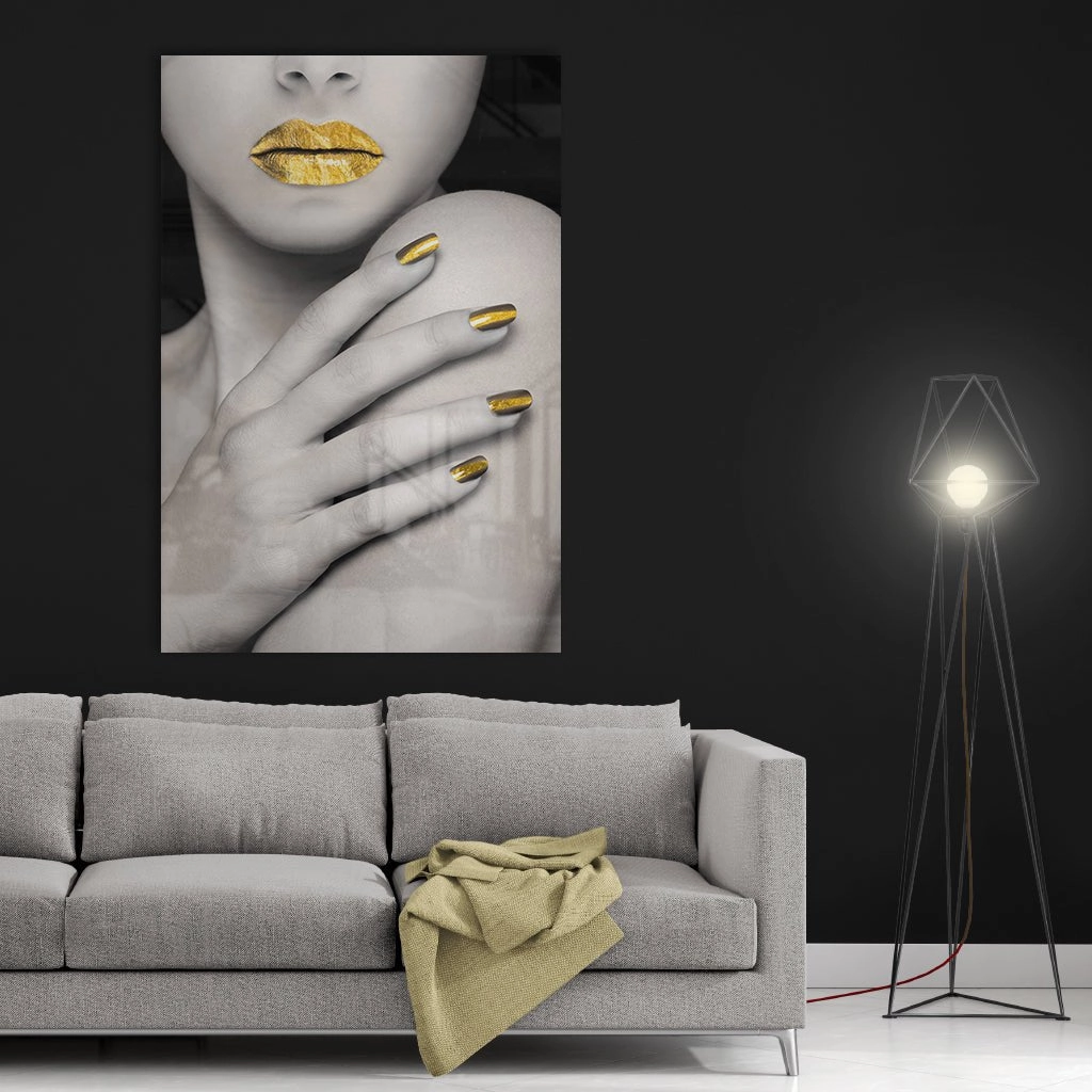 Tempting Touch Gold on Acrylic