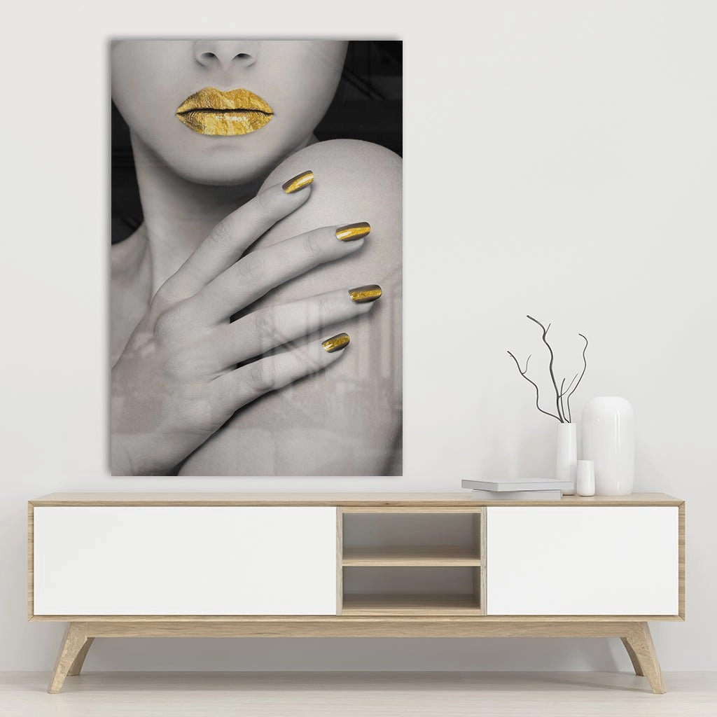 Tempting Touch Gold on Acrylic