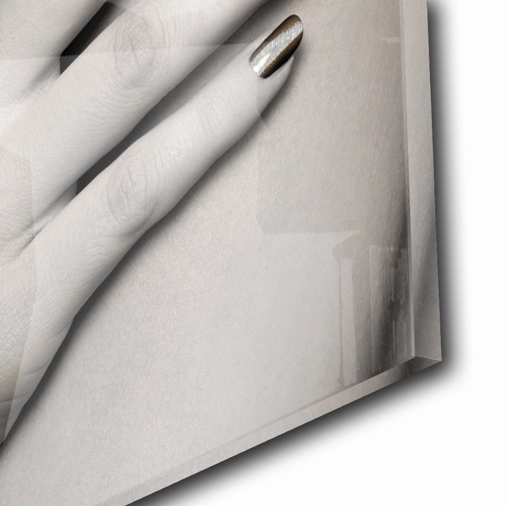 Tempting Touch Silver on Acrylic
