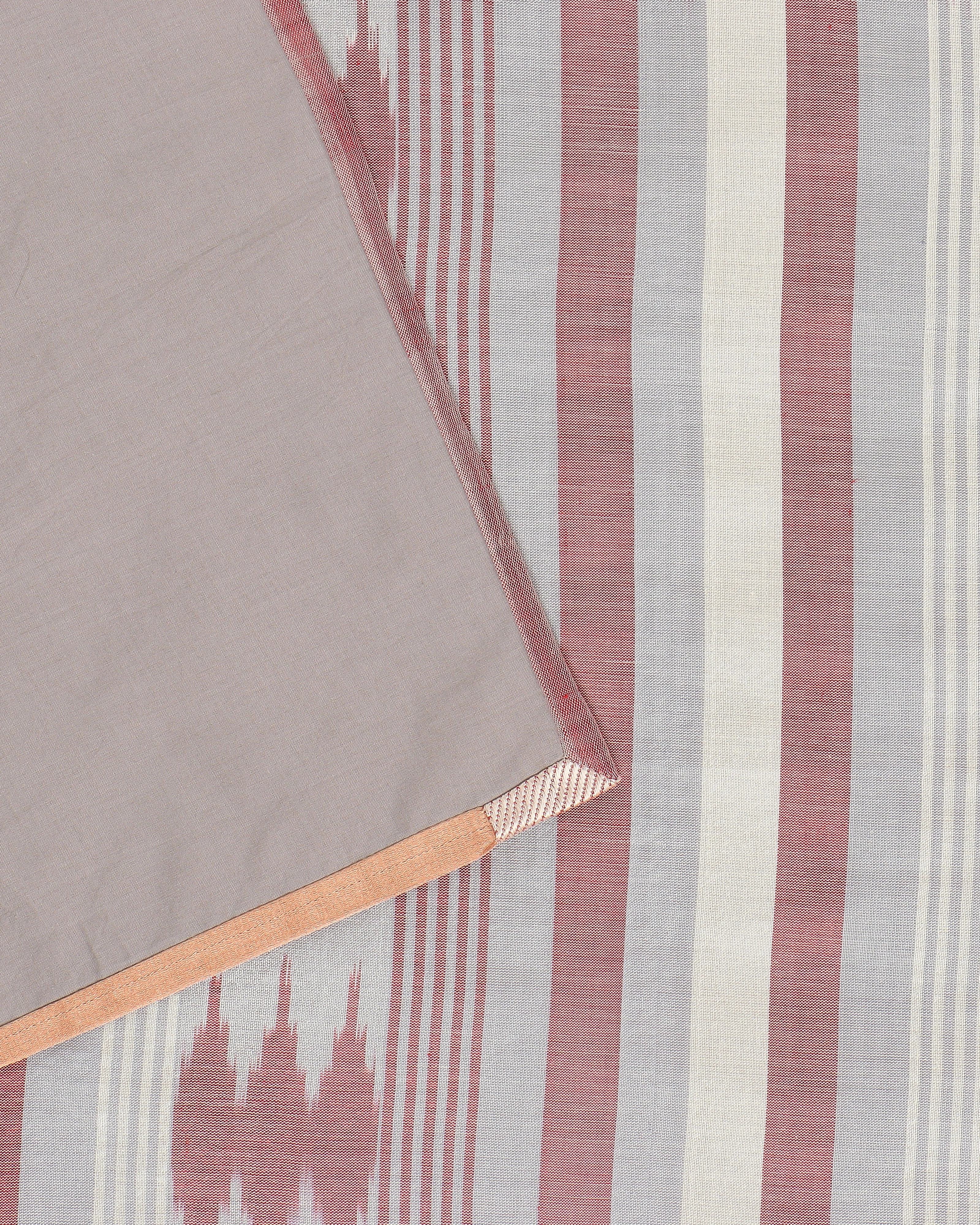 Terrain Weft Ikat Cotton Silk Table Runner