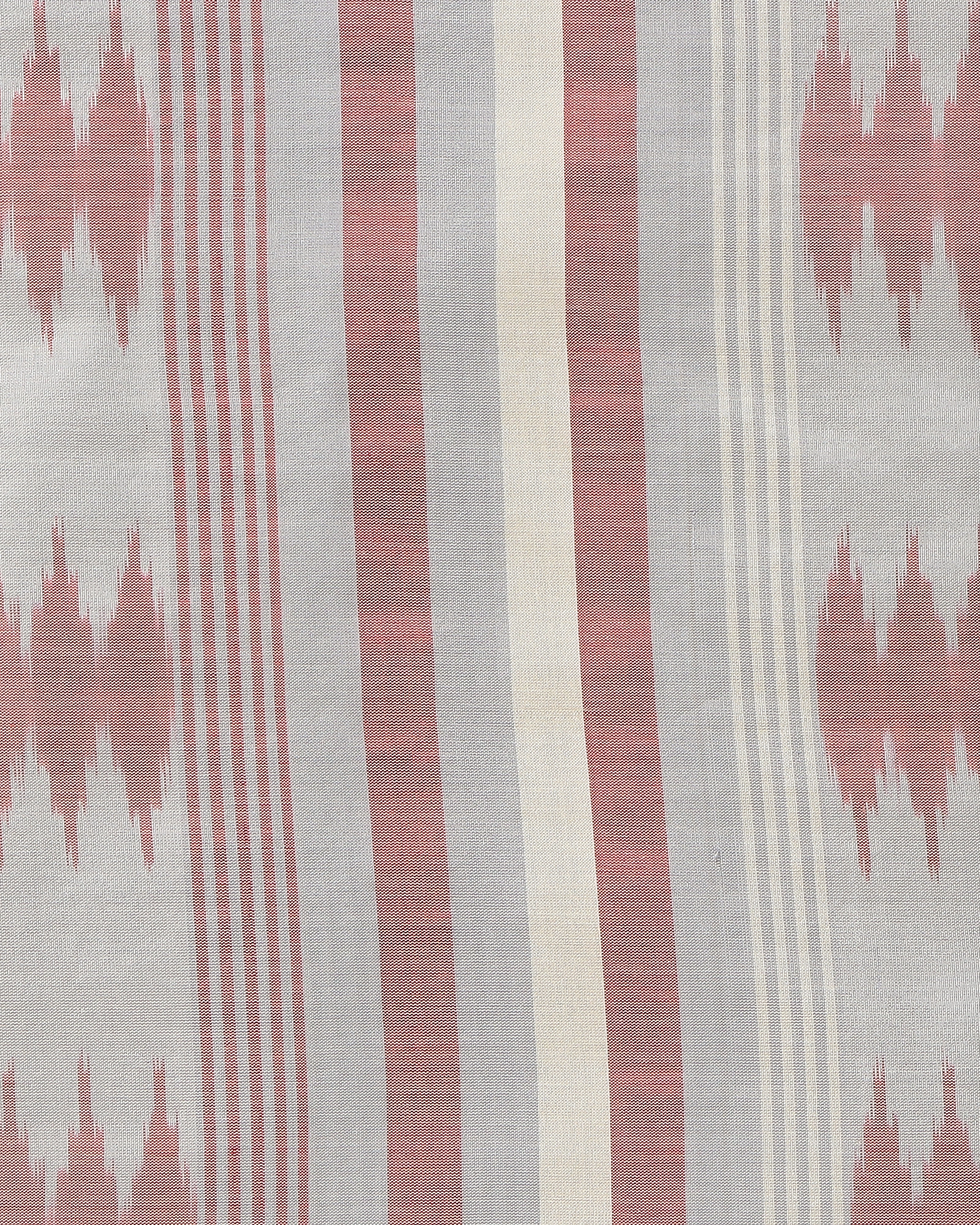 Terrain Weft Ikat Cotton Silk Table Runner
