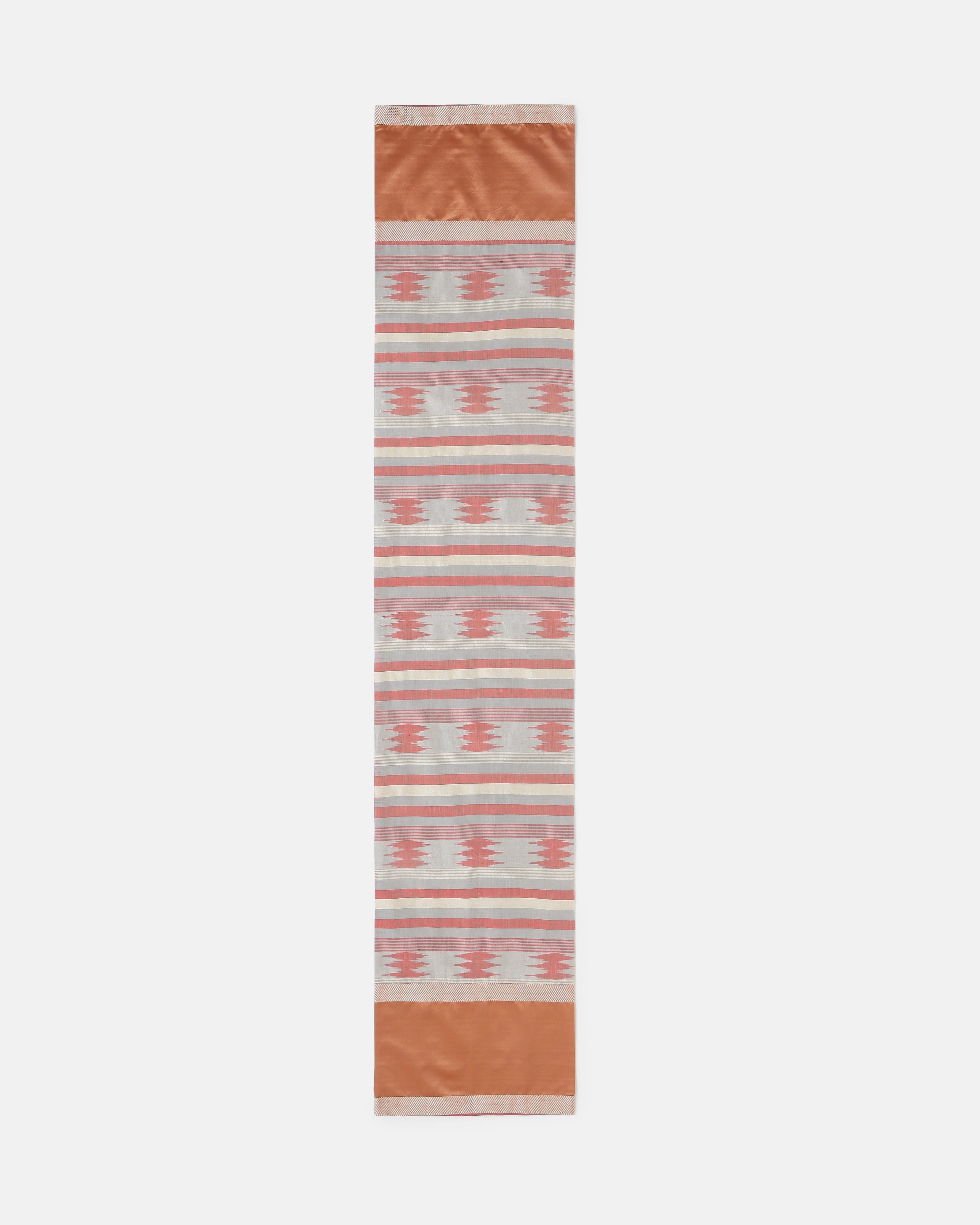 Terrain Weft Ikat Cotton Silk Table Runner