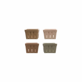 Textured Stoneware Berry Basket minimalist art object  