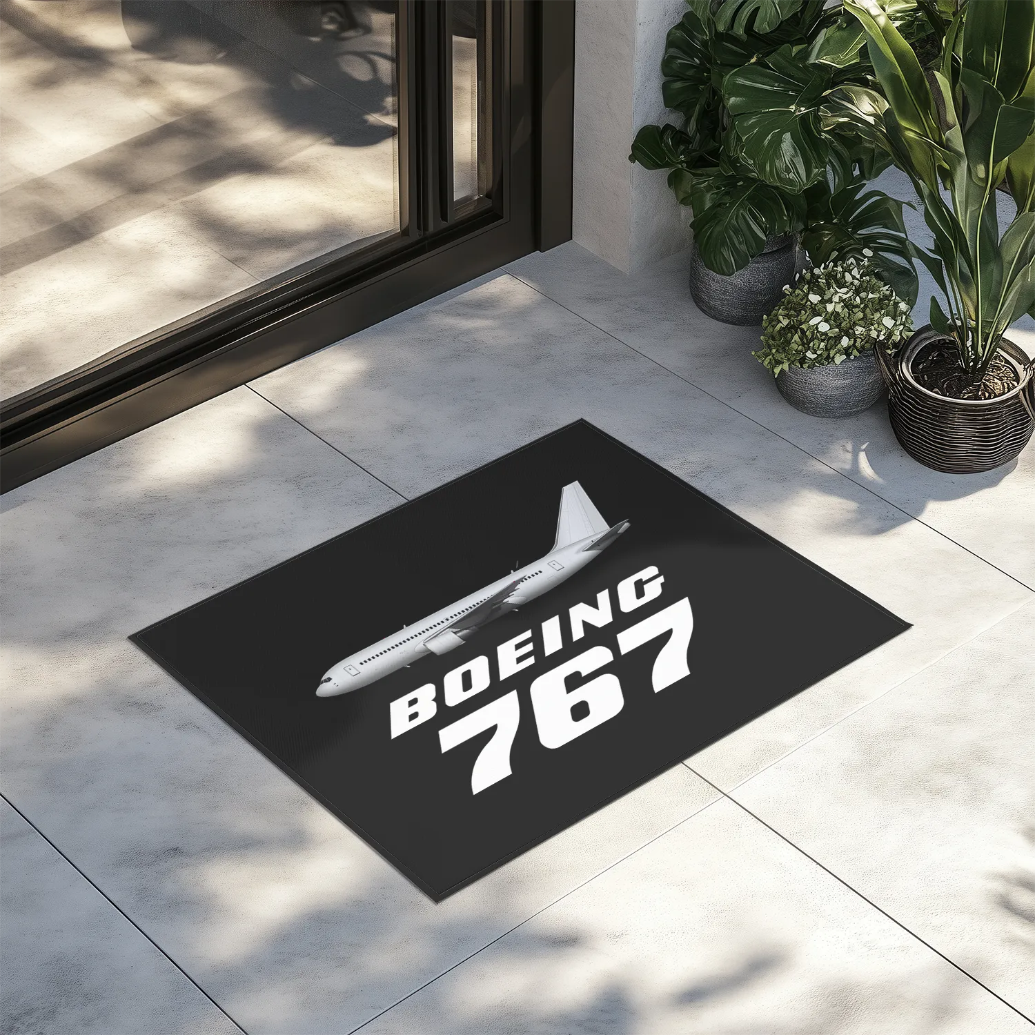 The Boeing 767 Designed Door Mats door entrance rug