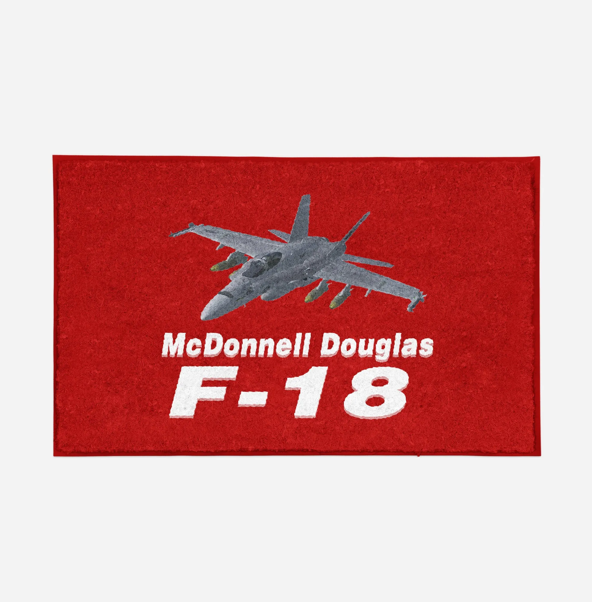 The McDonnell Douglas F18 Designed Door Mats
