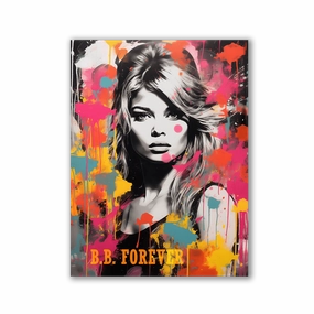 The BB by Frank Daske framed mural artwork